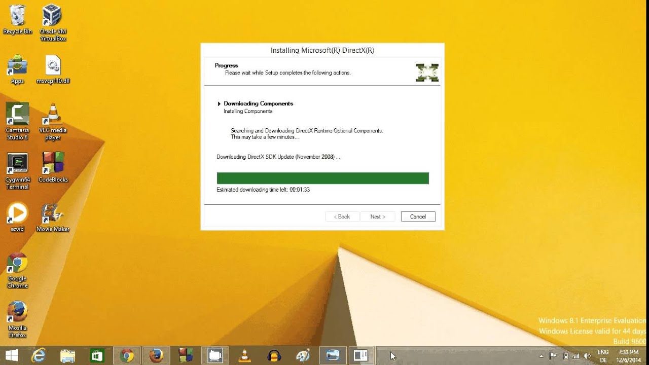 Windows 8.1 directx download